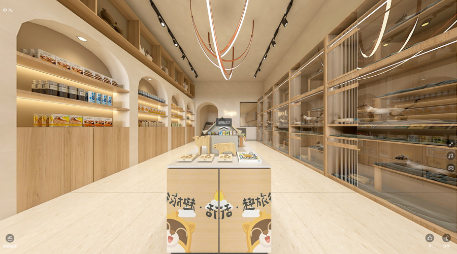 品牌寵物店360°全景案例