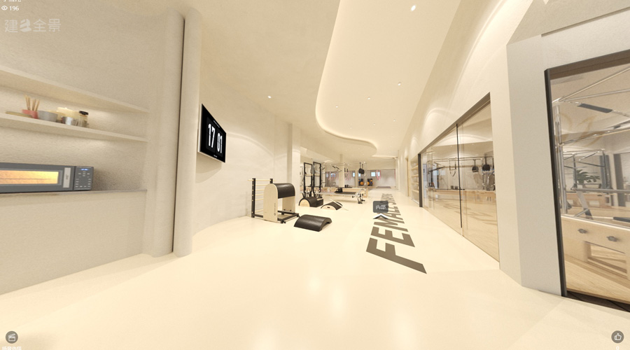 瑜伽館360°全景案例